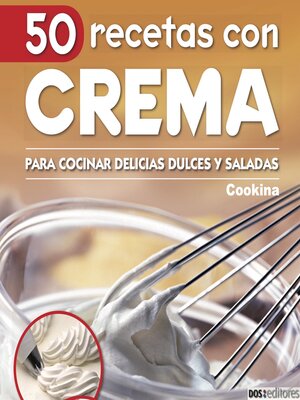 cover image of 50 Recetas con crema